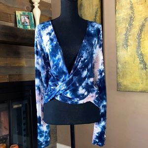NWOT Young Fabulous & Broke wrap top